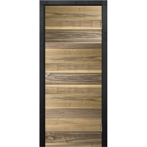 Комплект двери Loft глухая 60x200 см шпон цвет американский орех без доборов 89428548 STLM-2131231