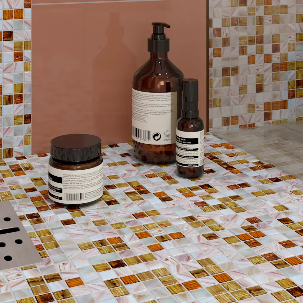 Стеклянная мозаика Kreaforta для влажных помещений и бассейнов 89400883 STLM-1569794 - Вид №6