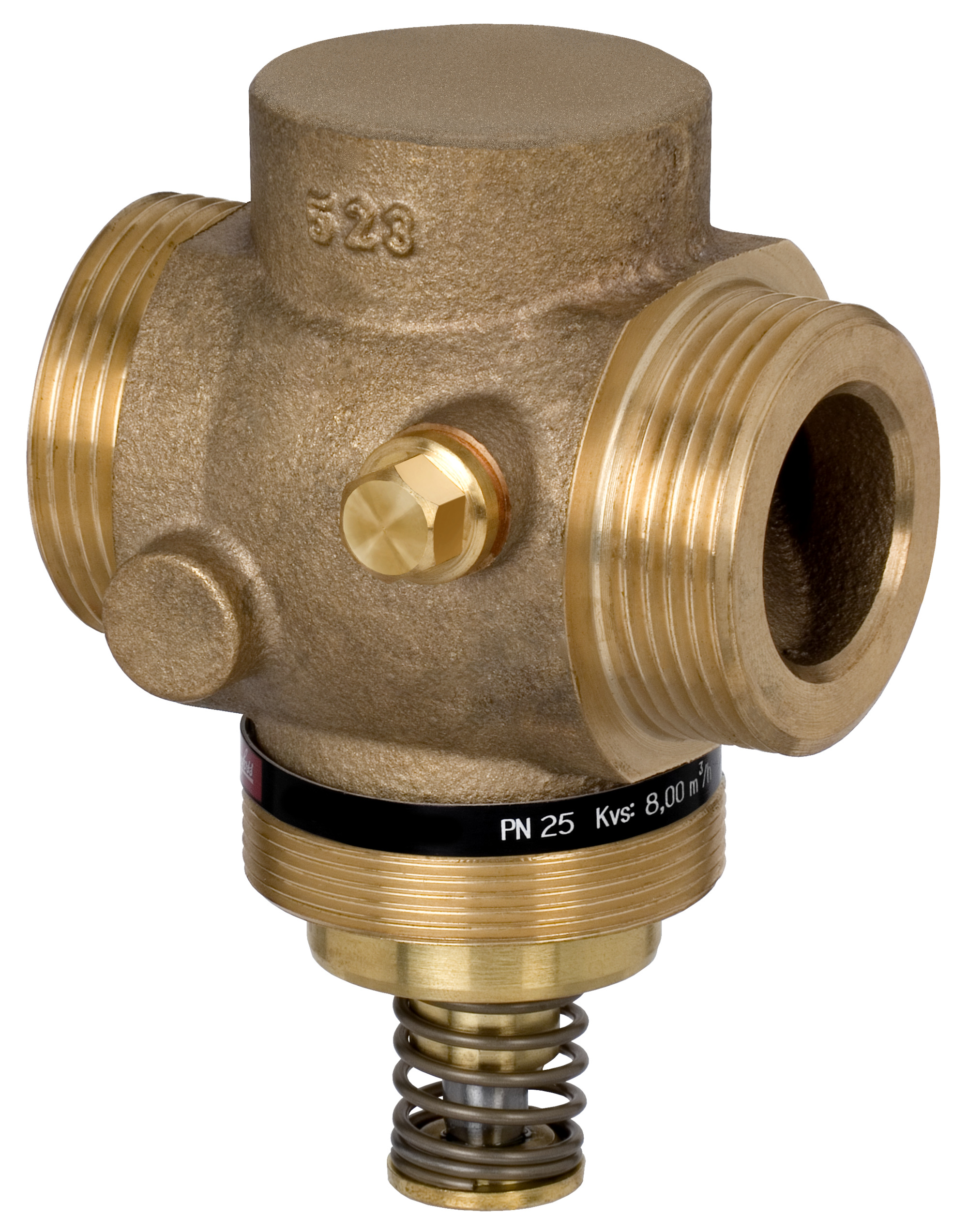 Danfoss Клапаны регулирующие проходные нормально закрытые VGU и VGUF Регулирующий клапан VGU DN 25 Kv 8 065B0793  - Вид №3