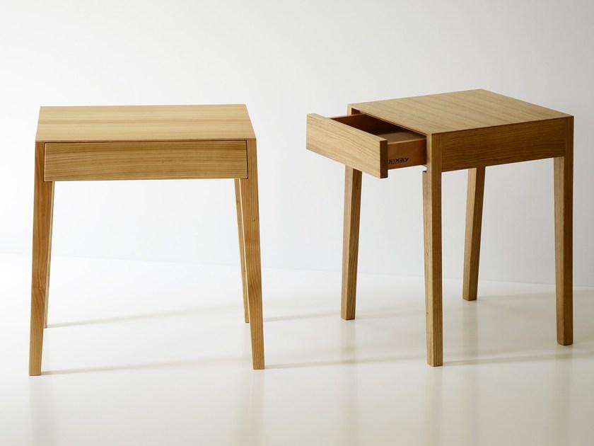 sixay furniture Прямоугольная тумбочка из дерева с ящиками Theo sun-id-1511680 - Вид №3