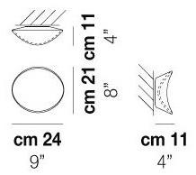 Vetreria Vistosi Настенный светильник из стекла Balance sun-id-1419841 - Вид №3