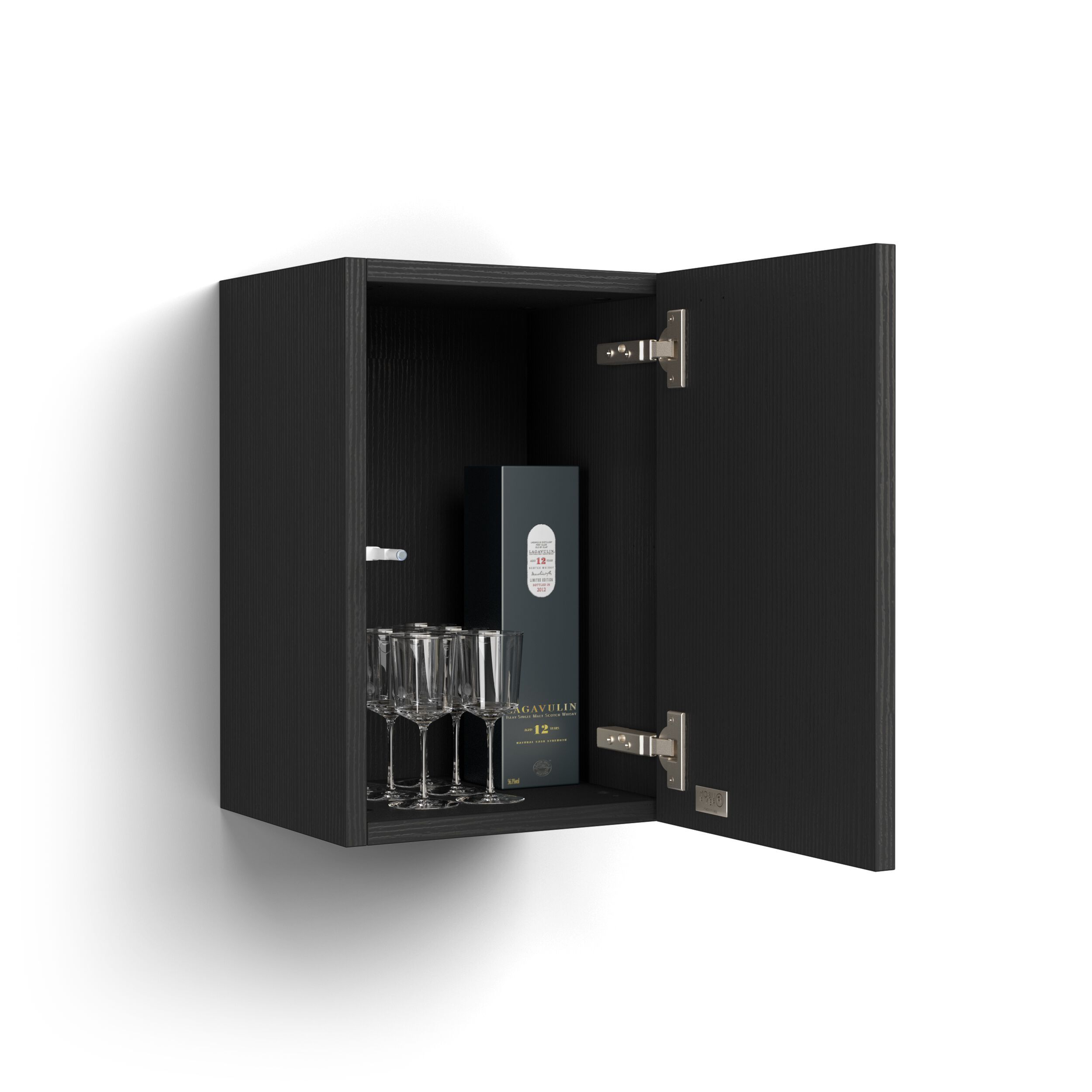 Вертикальный навесной шкаф из меламиновой ткани с дверным полотном Mobili Fiver IACOPO ARCH-00123414 - Вид №4