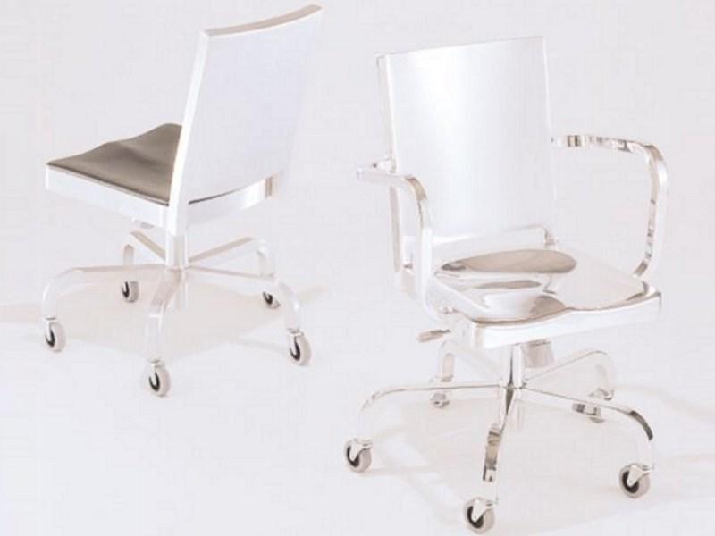 Emeco 5-спицевый алюминиевый стул на колесах Hudson sun-id-1424734 - Вид №2