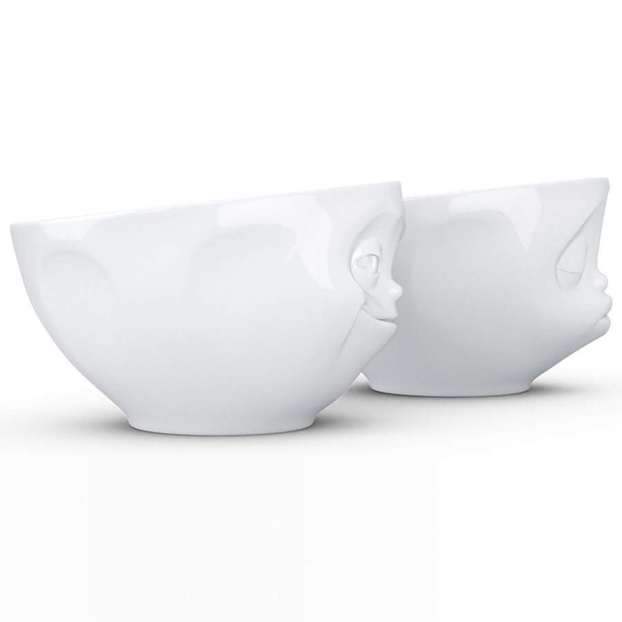T01.22.01 Набор из 2 чаш tassen grinning & kissing 200 мл белый Tassen by FIFTYEIGHT PRODUCTS  - Вид №7