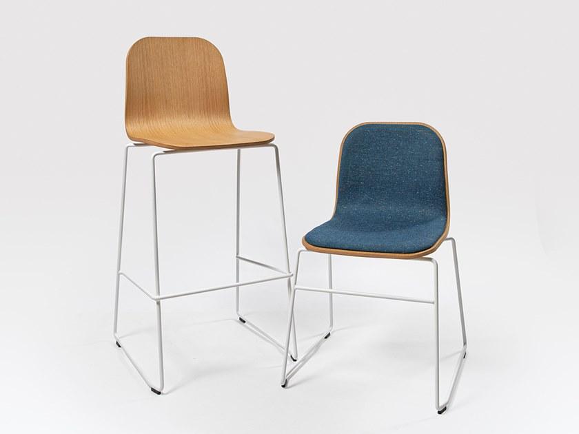 Liqui Contracts Барный стул на санках с подставкой для ног Jane sun-id-1355198 - Вид №6