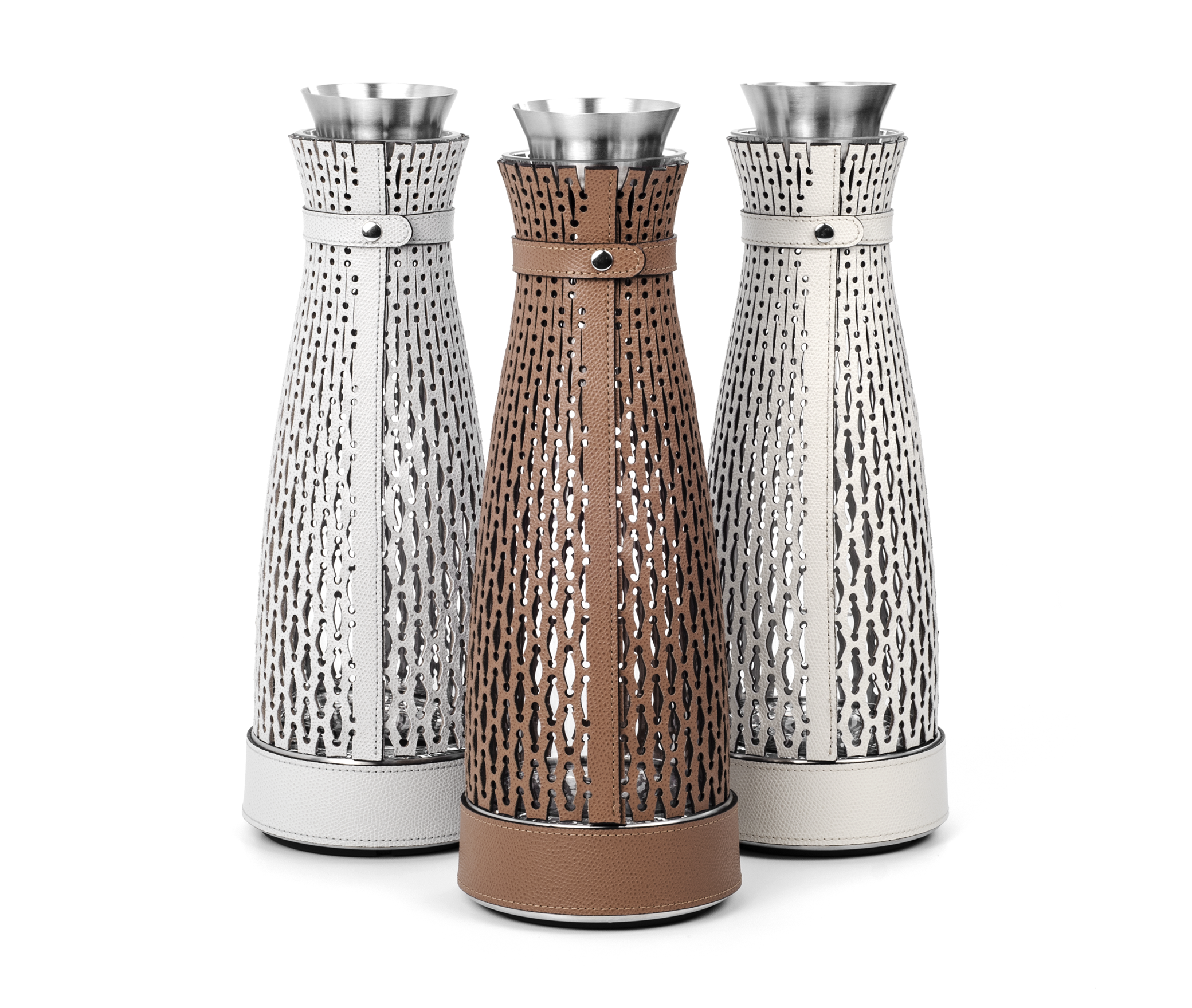 Графин Karen с термокрышкой - 1л - 11,5XВ 33 см / зернистая кожа_лимон Pinetti 00.1496.029.095 - Вид №2