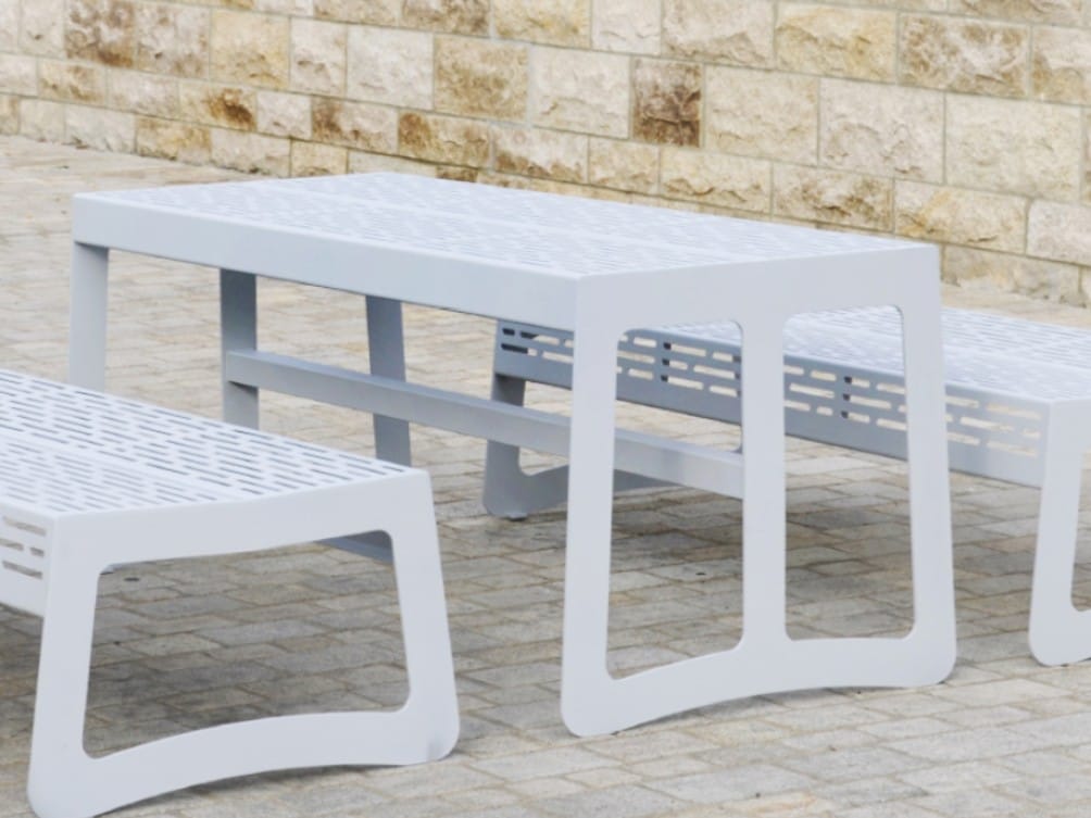 Прямоугольный стол из нержавеющей стали BENKERT BANKE Chalidor ARCH-00008205 - Вид №1