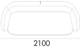 Grado Design 3-х местный тканевый диван Swell Swe-sf-3s - Вид №8