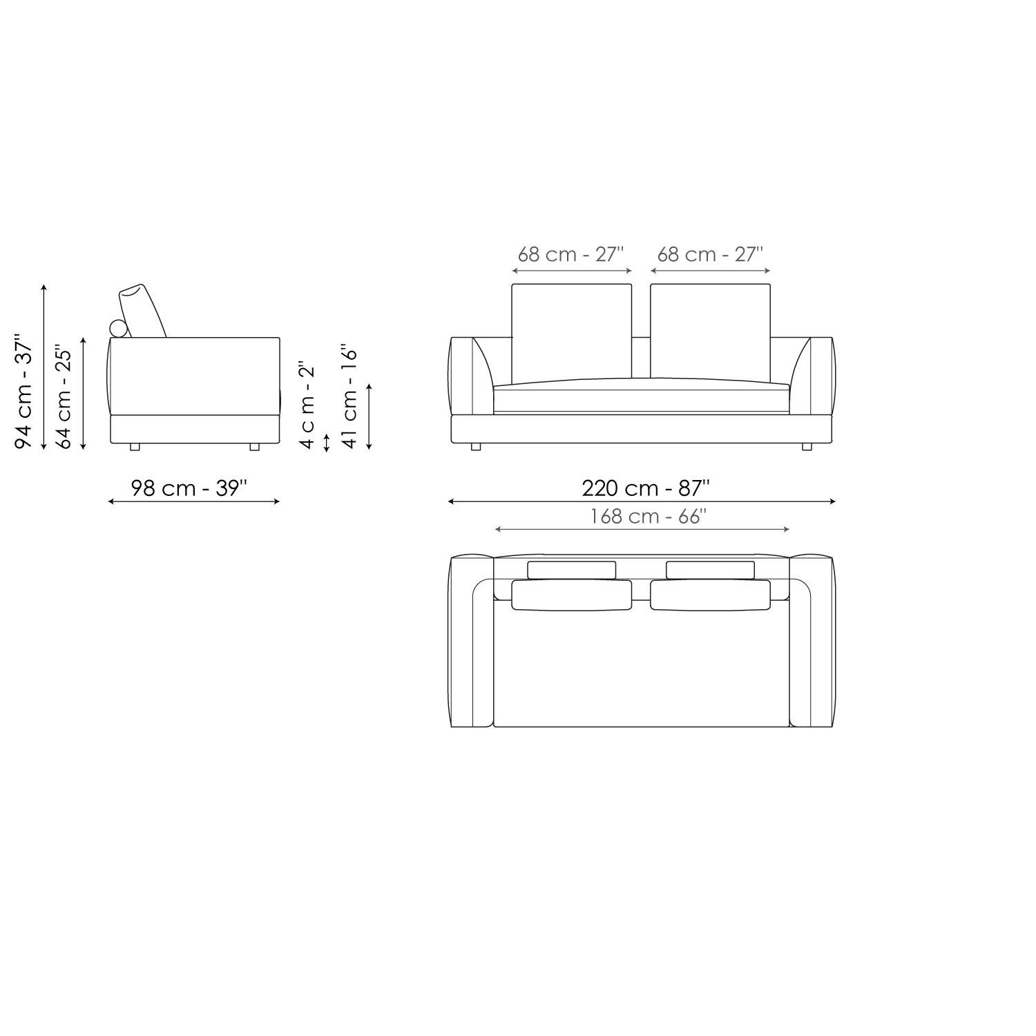 Ткань диван BONALDO LIAM ARCH-00067700 - Вид №53