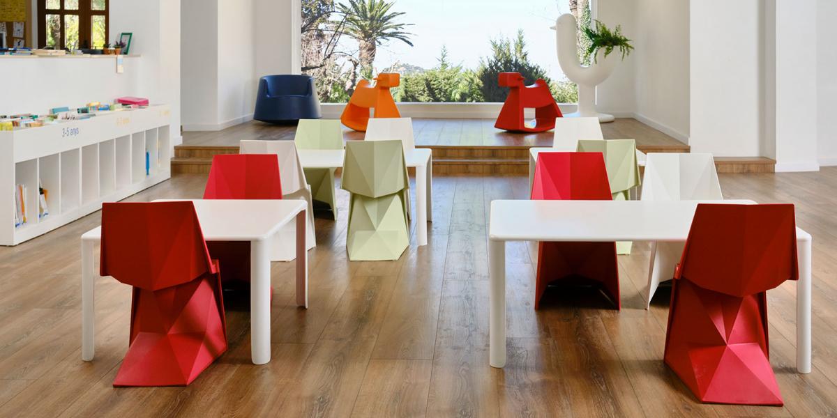 099852 Стул mini без подлокотников Vondom Voxel - Вид №4