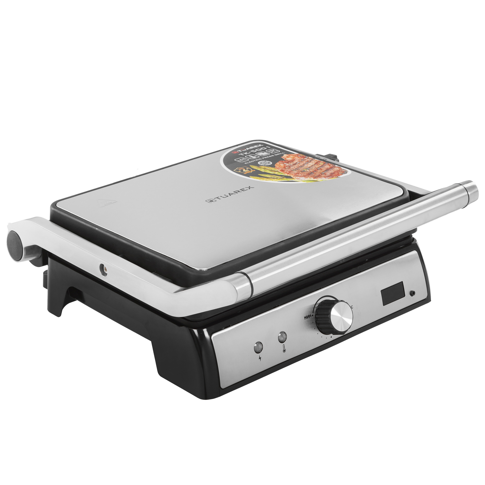 9034354 Гриль Tuarex TK-5001 серебристый STDN-0098014