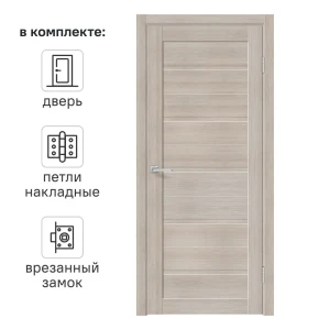 VELLDORIS Норт - межкомнатная дверь глухая 60x200 см дуб эдисон 89414185