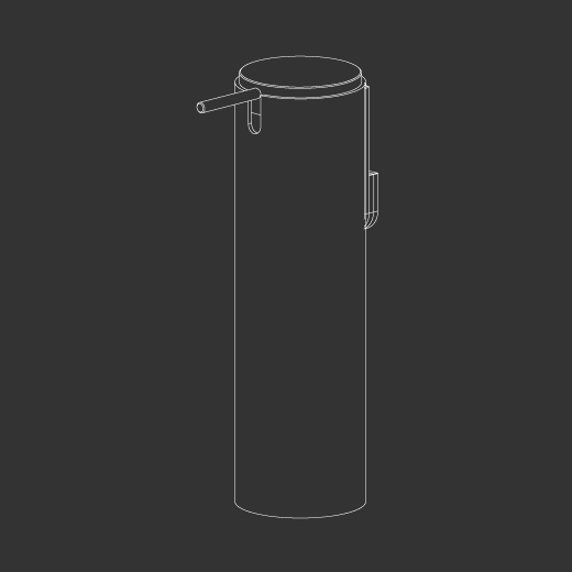 Настенный дозатор жидкого мыла  DOS11 CEADESIGN  - Вид №1