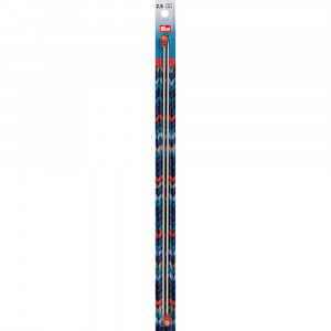 191462 Спицы PRYM прямые алюминий d 2.5 мм 35 см с наконечниками PRYM