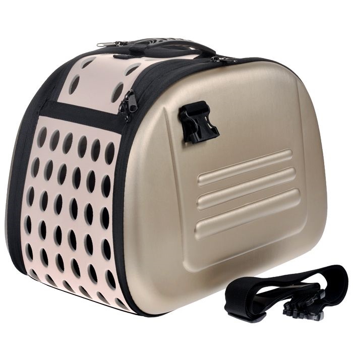 ПР0040472 Сумка-переноска для собак и кошек до 6кг 30х46х32см бежевая Ibiyaya 