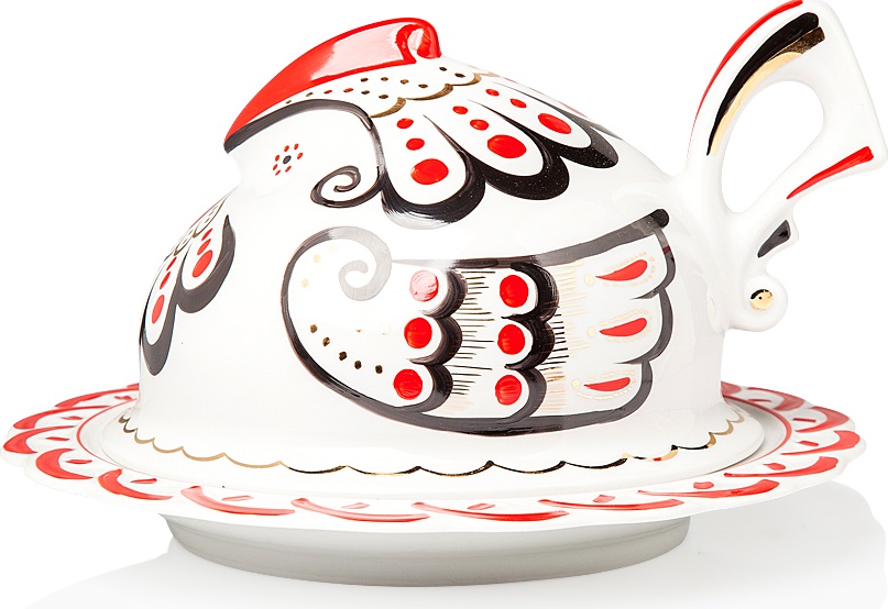 10621337 Маслёнка Керамическая Мануфактуры Гарднеръ в Вербилках Россия 