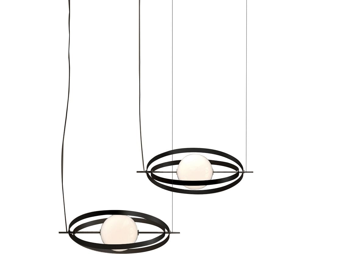 Подвесной светильник из стали и стекла Bontempi Casa Papillon ARCH-00099818