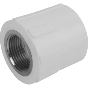 Комбинированная муфта Политэк 3/4"×32 мм для соединения труб 13564358