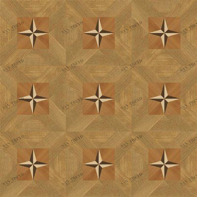 Художественный паркет Da Vinci Щитовой 26-105 Дуб (Гладкая) 500х500 мм 26010105