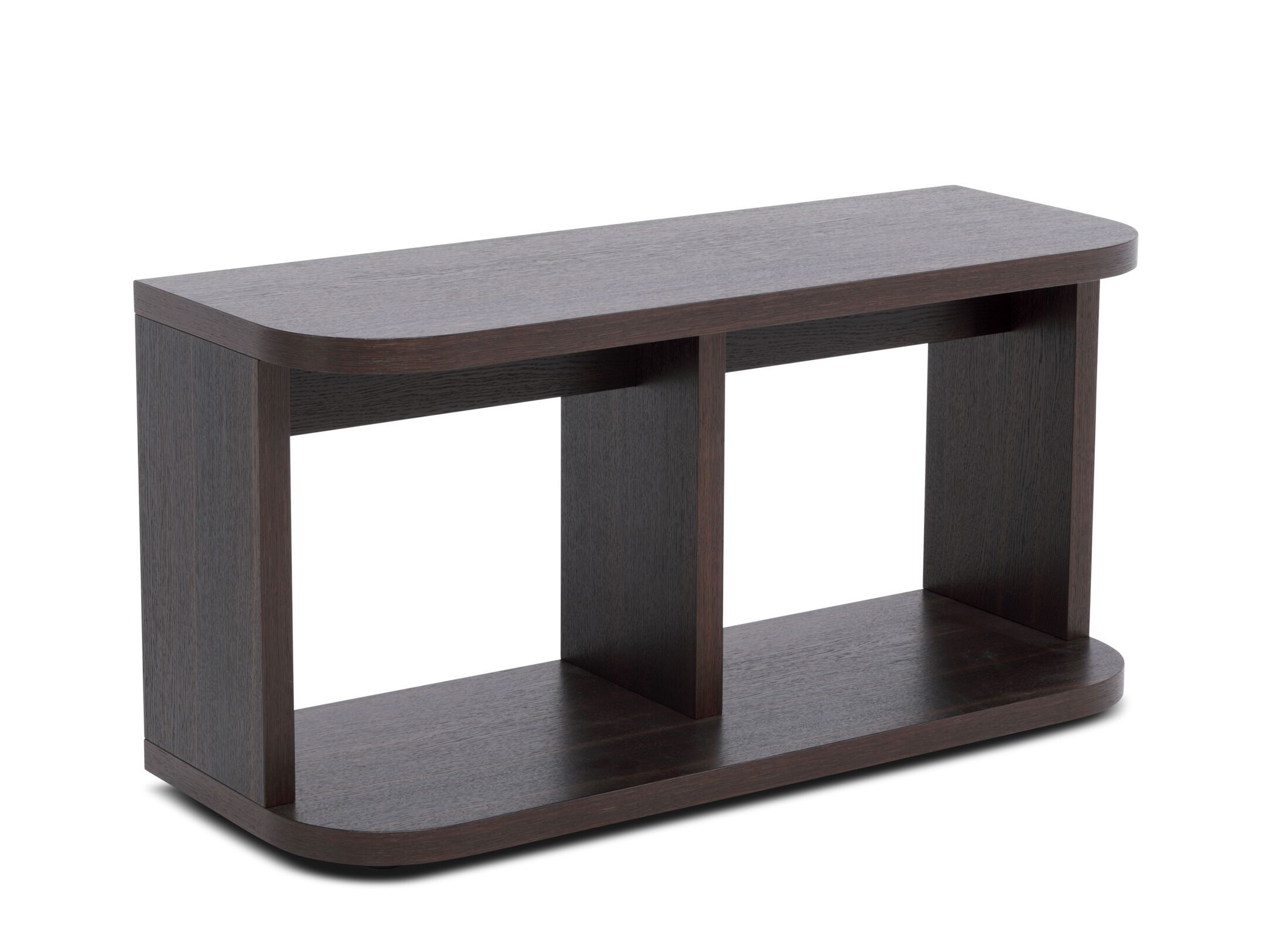 Деревянный прямоугольный журнальный столик с журнальной стойкой Natuzzi Italia момент ARCH-00130561