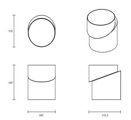 Кожаный стул Articolo Studios Slip ARCH-00092846 - Вид №1