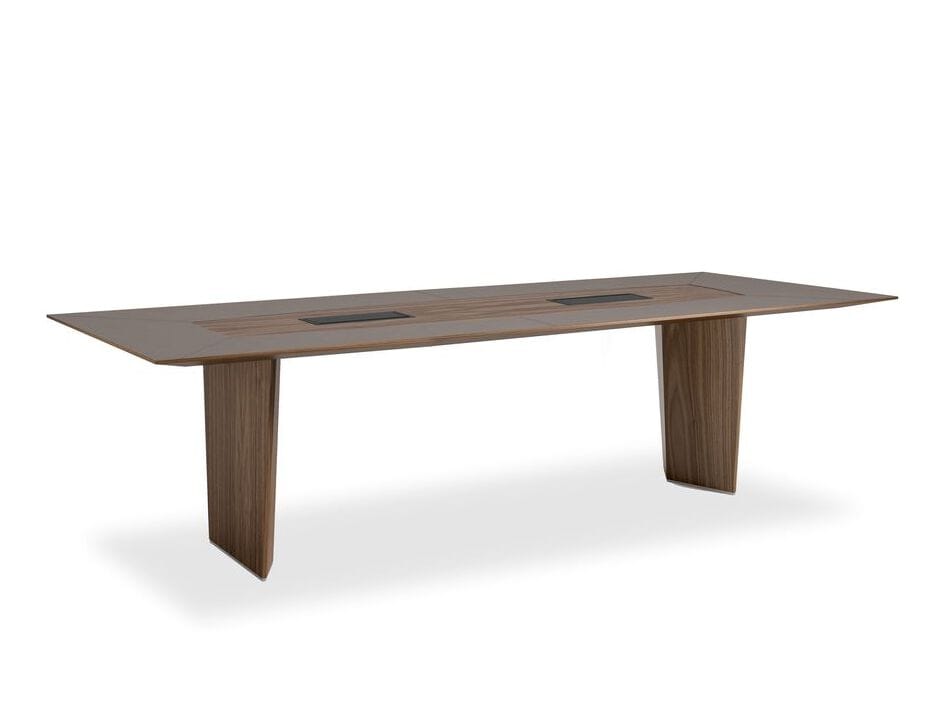 Деревянный прямоугольный стол для совещаний с электрической розеткой Hurtado Evolution ARCH-00061928 - Вид №1