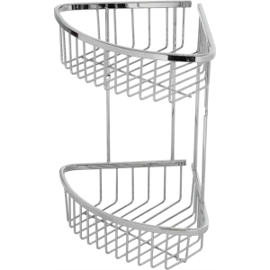 Полка для ванной комнаты Verran двухъярусная, 25x30x19.5 см 82063721 STLM-2034553