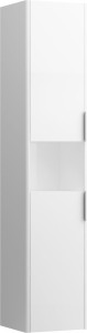 H4026911102611 Шкафчик высокий - левый с двумя дверцами и открытой полкой LAUFEN PRO