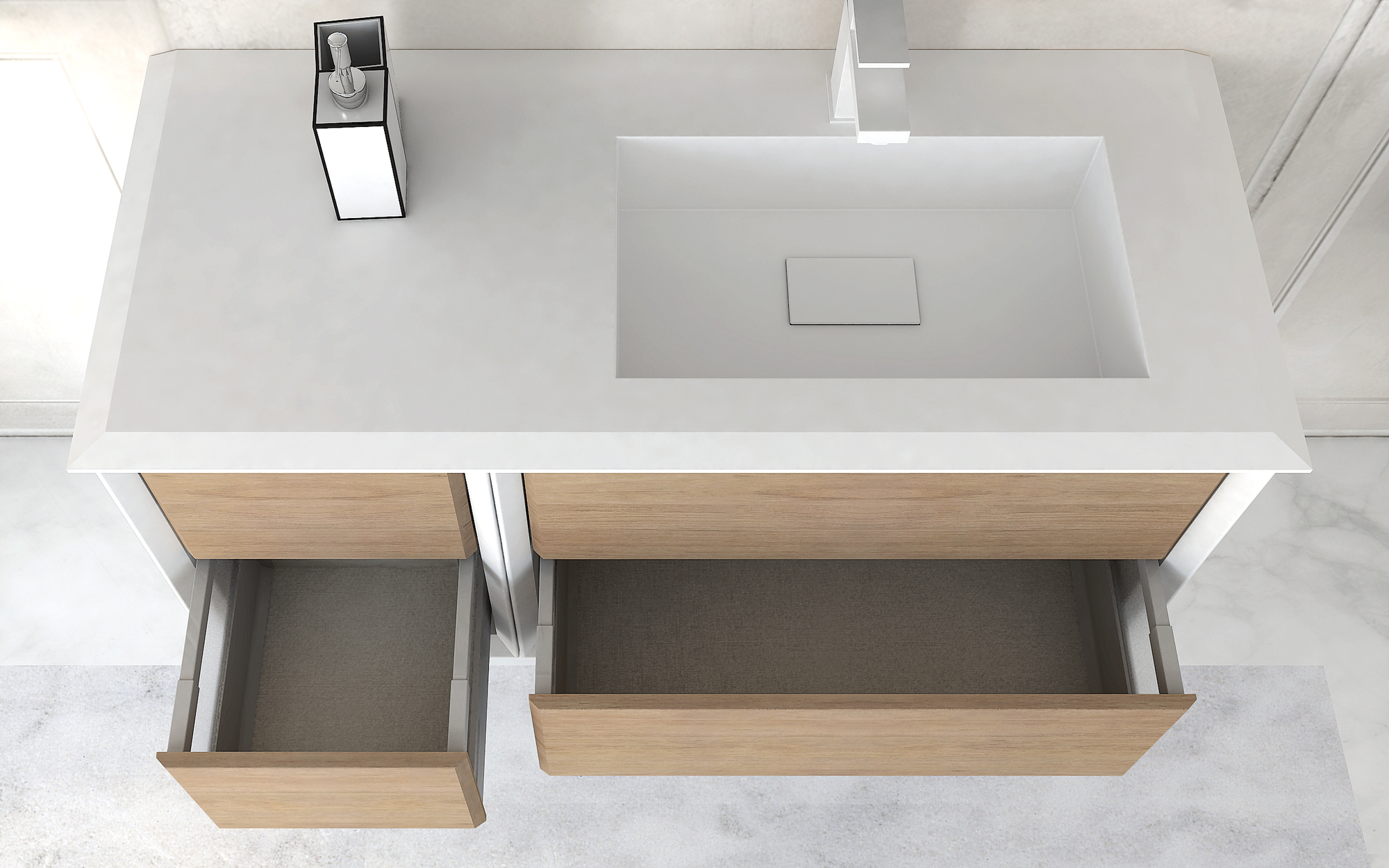 Мебель для ванной CEZARES BELLAGIO 105 Rovere Tabacco - Вид №3