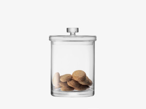Контейнер для пищевых продуктов из выдувного стекла-H22cm