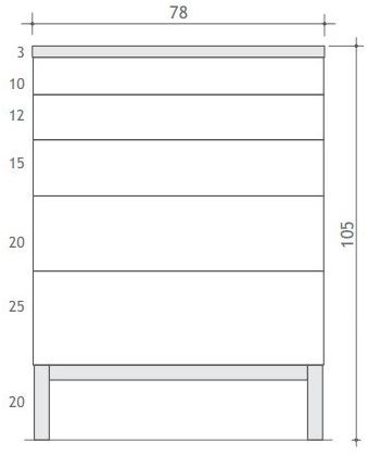 sixay furniture Комод из дерева Solid sun-id-1364945 - Вид №9