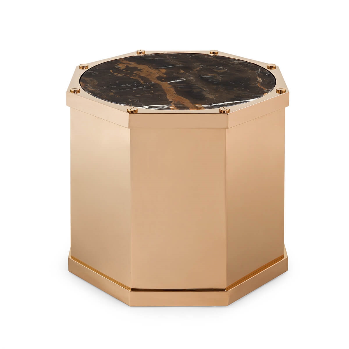 450218-76 ABHIKA БОКОВОЙ СТОЛ ЯХТА H50 D60 BROWN 