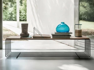 Lema Прямоугольный деревянный журнальный столик