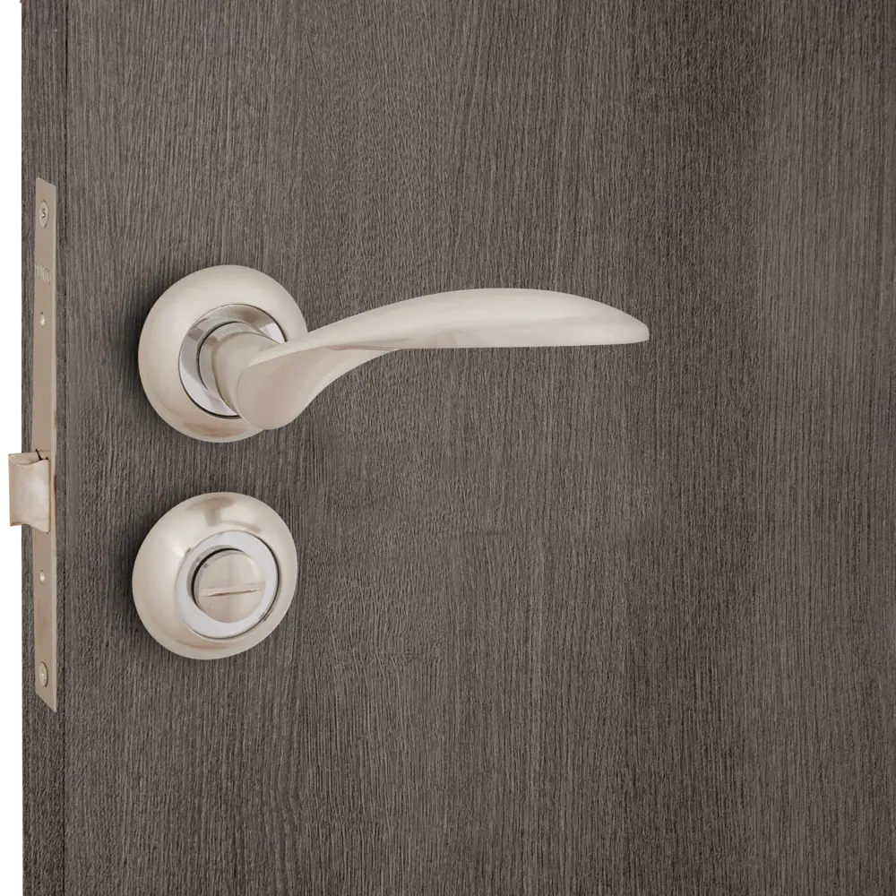 Дверные ручки PUNTO Viola с механизмом запирания в стиле хром/никель 85202300 STLM-0059805 - Вид №6