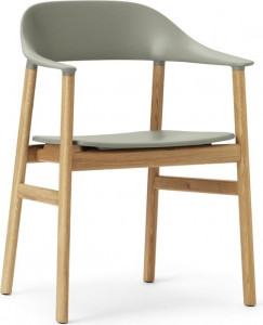 1401032 Herit Armchair Oak Dusty Green Normann Копенгаген Normann Copenhagen