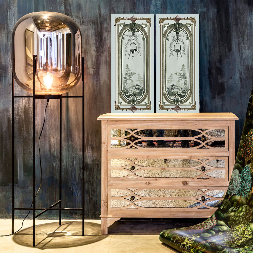 6111226 Картина «Шинуазри, часть 2» (холст, галерейная натяжка) Object Desire  - Вид №1