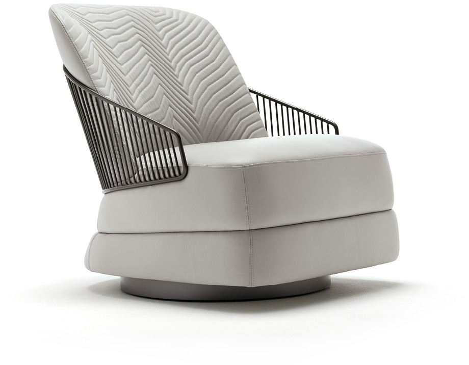 488/01 Moonlight Кресло вращающееся с подлокотниками - giorgio collection