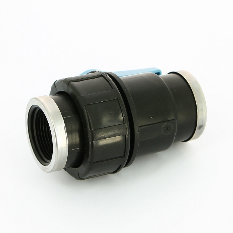 Кран ВВ Unidelta 1"1/4 для труб ПНД полипропилен PP-B 1073005005001 - Вид №2