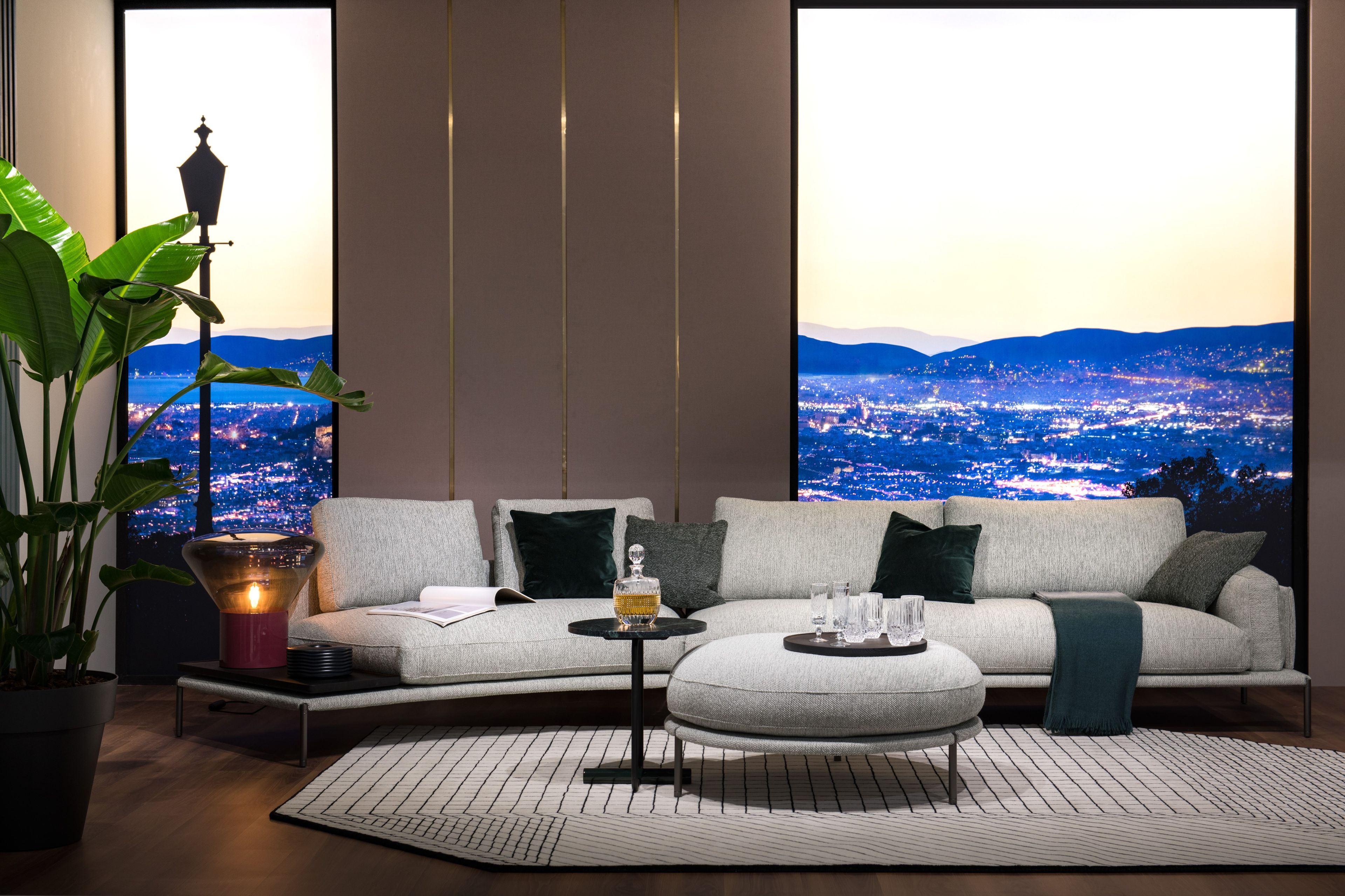 Секционный диван из изогнутой ткани Zanotta Noah ARCH-00110978 - Вид №4