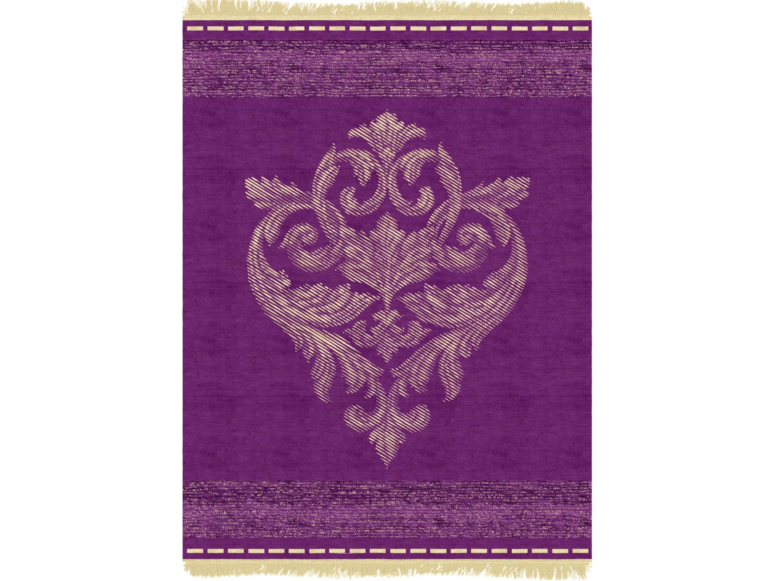 Ковер ручной работы из шерсти и шелка Tapis Rouge навсегда ARCH-00103332