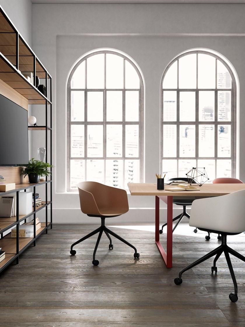 Martex Прямоугольный деревянный стол для переговоров Pigreco loop sun-id-1365828 - Вид №2