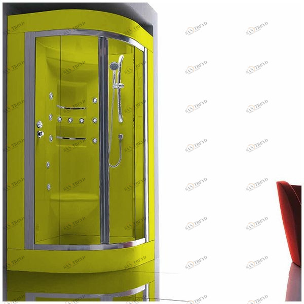 Душевая кабина Gruppo treesse Acquazzurra 100 STI-B7516D-Z белая с гидромассажем угловая правая STIB7516DZ