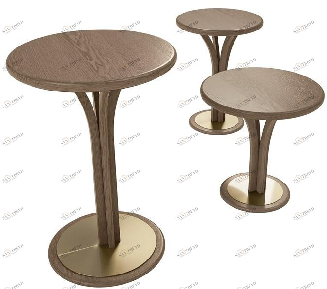 A.R. Arredamenti Круглый высокий журнальный столик Alexander sun-id-1440489