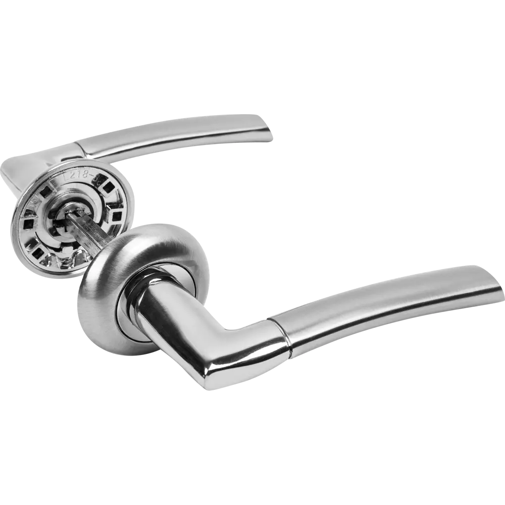 Дверные ручки Edson EDS-A128-01, без запирания, цвет матовый хром STLM-2140712