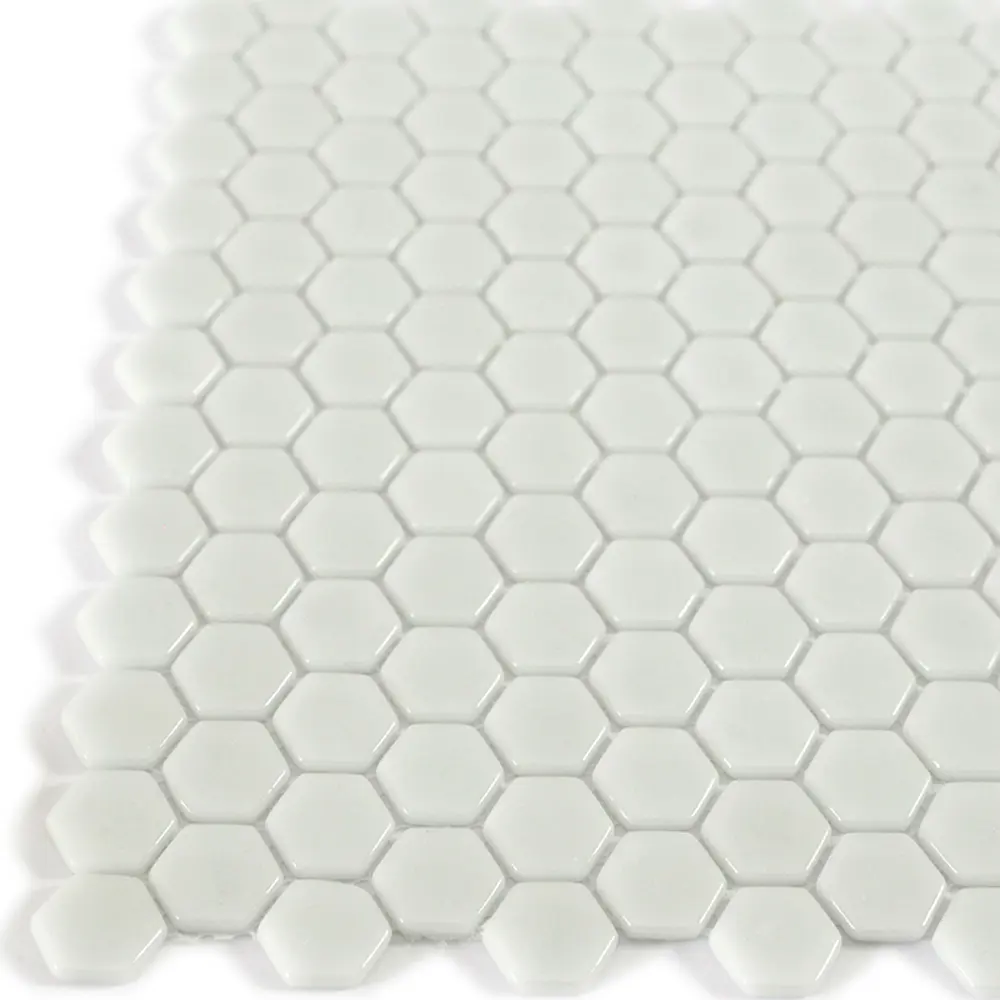 Мозаика стеклянная Natural STP-WH001-HEX 29x29 см цвет белый 84830282 STLM-2090984 Santreyd Steppa - Вид №5