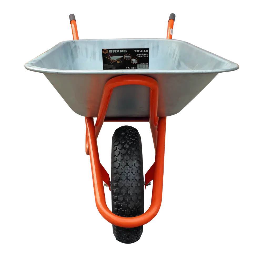 Тачка садовая Вихрь Т-1K/0.9 одноколесная усиленная 200кг/90л STLM-2092930 - Вид №1