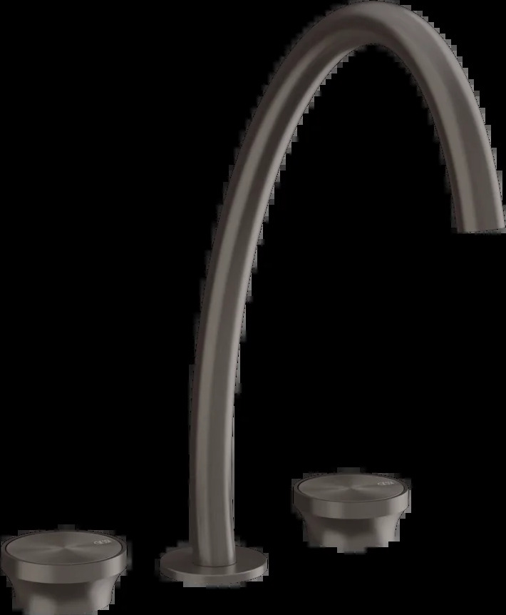 Группа умывальников 66016 707 Gessi Origini ЧЕРНЫЙ МЕТАЛЛ BR. PVD