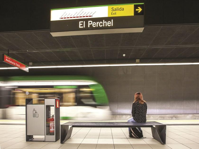 mmcité1 Урна для мусора из стали с пепельницей Radium sun-id-1366735 - Вид №2