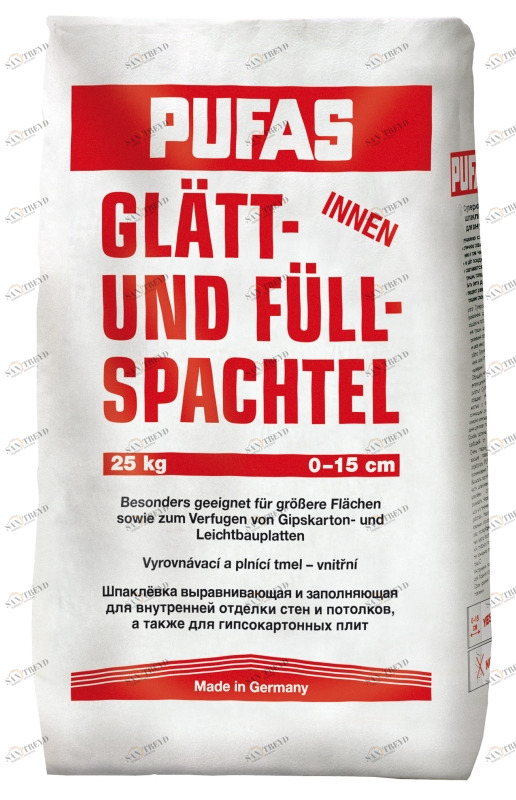 Шпатлевка гипсовая Pufas Glatt Und Full Spachtel 20кг 300
