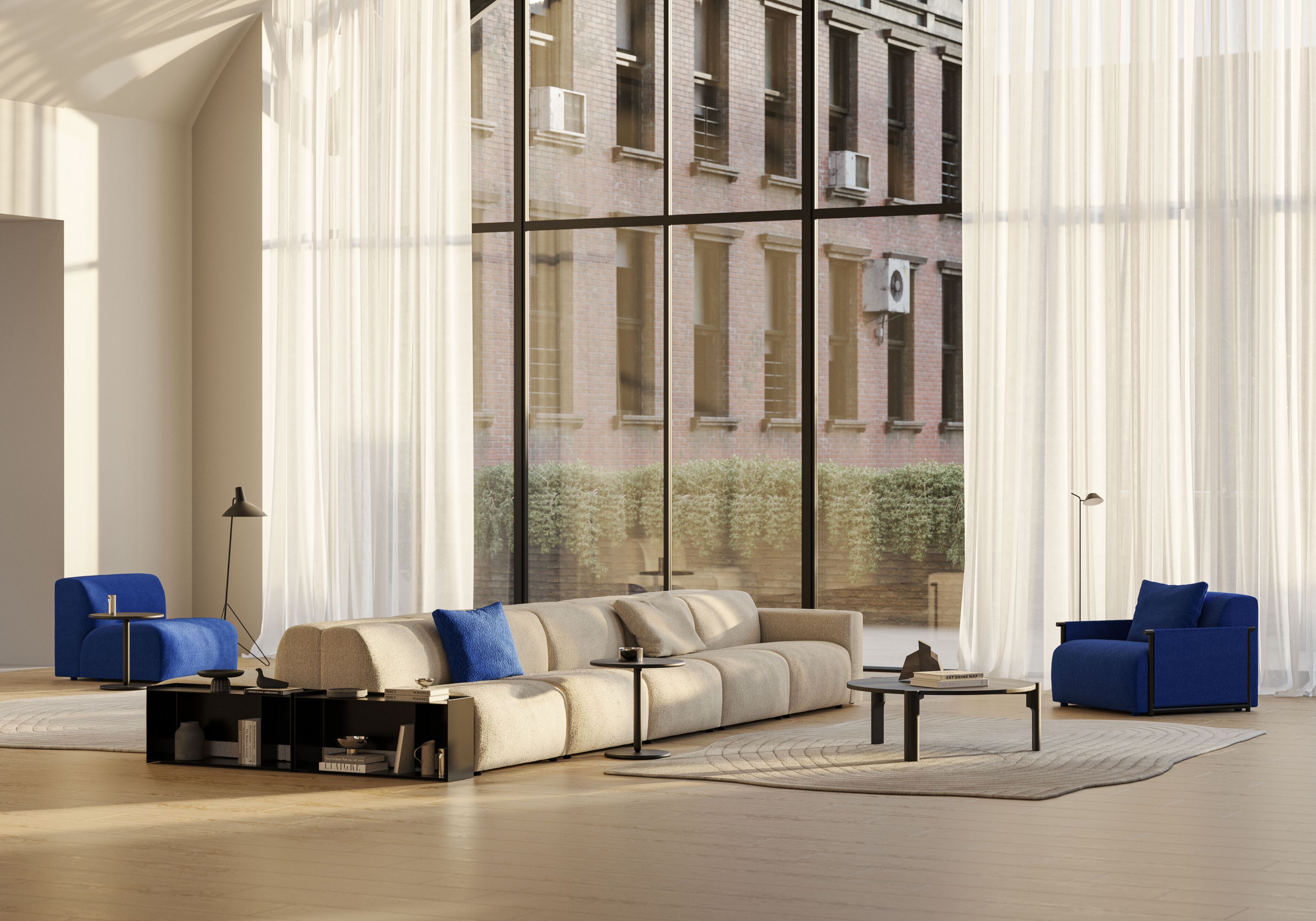 Тканевое кресло с подлокотниками Omelette Editions Savoye ARCH-00126752 - Вид №3